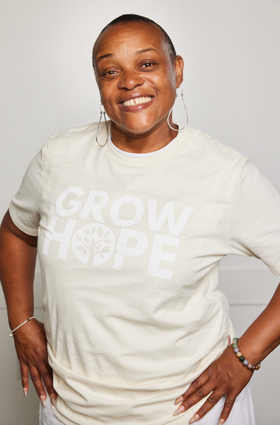 Grow Hope Soft Tee's - Cream